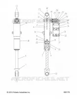 SUSPENSION, SHOCK TRASERO TRACK, HI LO ADJ., SNOW CHECK (7044383)