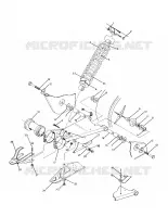 brazo oscilante WELD. / CHOQUE TRASERO ASSEMBLY 250 2X4 / W927527 (4922862286021A)