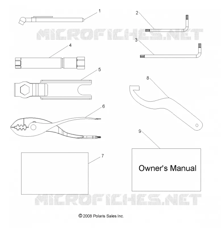 REFERENCES, KIT DE HERRAMIENTA and EL MANUAL DEL PROPIETARIOS