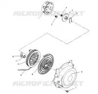 ARRANQUE DE RETROCESO ASSEMBLY Storm 0950782, Storm SKS 0950582,  Euro Storm E9507 (4929012901D004)