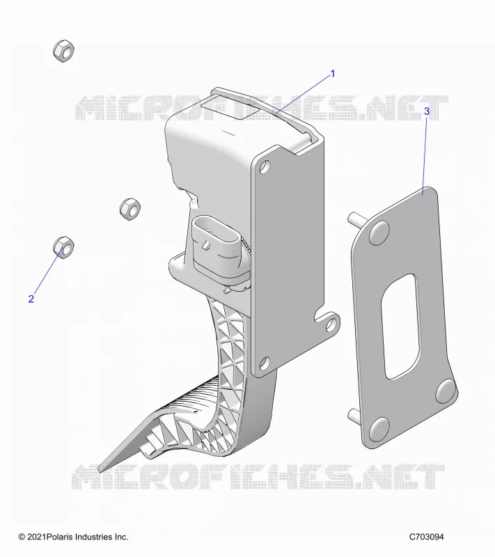 ENGINE, PEDAL DEL ACELERADOR