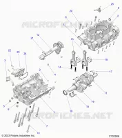 ENGINE, CRANKCASE, CIGUEÑAL
