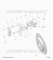 BRAKES, PINZA FRENO TRASEIRA