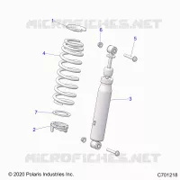 SUSPENSION, CHOQUE FRONTAL MOUNTING