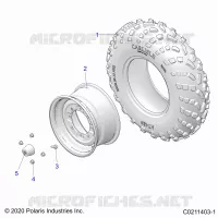 RUEDAS, FRONT TIRE