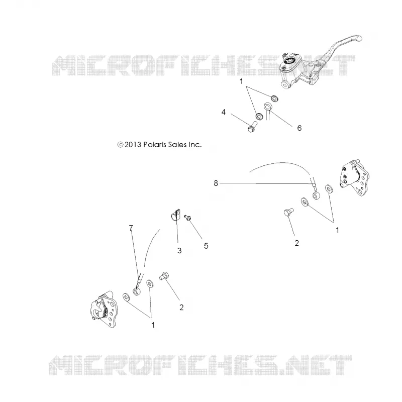 FRENO FRONTAL BRAKE LINES