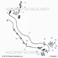 TREN, GEAR SELECTOR AND THROTTLE CABLE
