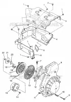 VENTILADOR CAJA   ARRANQUE DE RETROCESO WIDETRAK GT 0972061 and EUROPEAN WIDETRAK G (4938173817C009)
