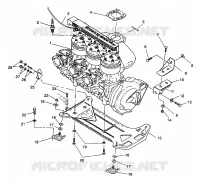 MONTAJE DEL MOTOR SL 650 B944058 (4926992699011A)