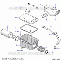 ENGINE, TOMA DE AIRE SYSTEM