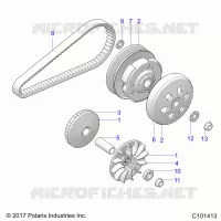 TREN, PRIMARY CLUTCH