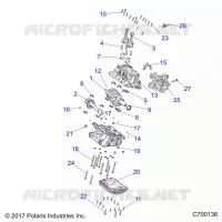 ENGINE, CRANKCASE AND CIGUEÑAL