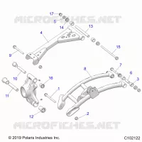 SUSPENSION TRASERA CONTROL ARMS