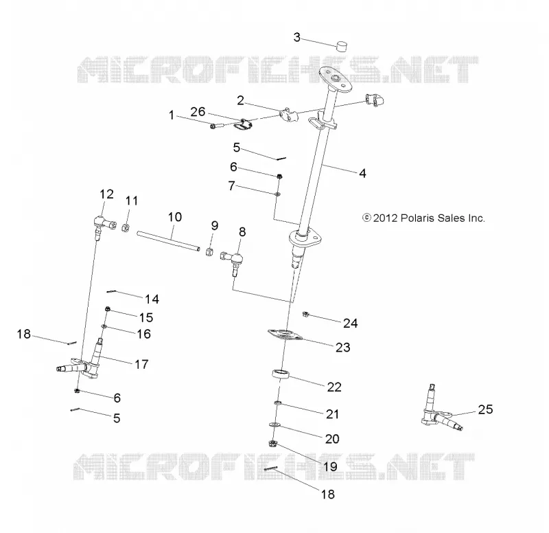 STEERING, MIEMBRO DE GOBIERNO AND TIE ROD ASM.