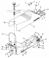 ASIENTO Y TANQUE DE GAS 440 0962760 (4931743174A007)