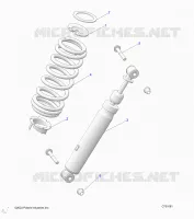 SUSPENSION, CHOQUE FRONTAL MOUNTING