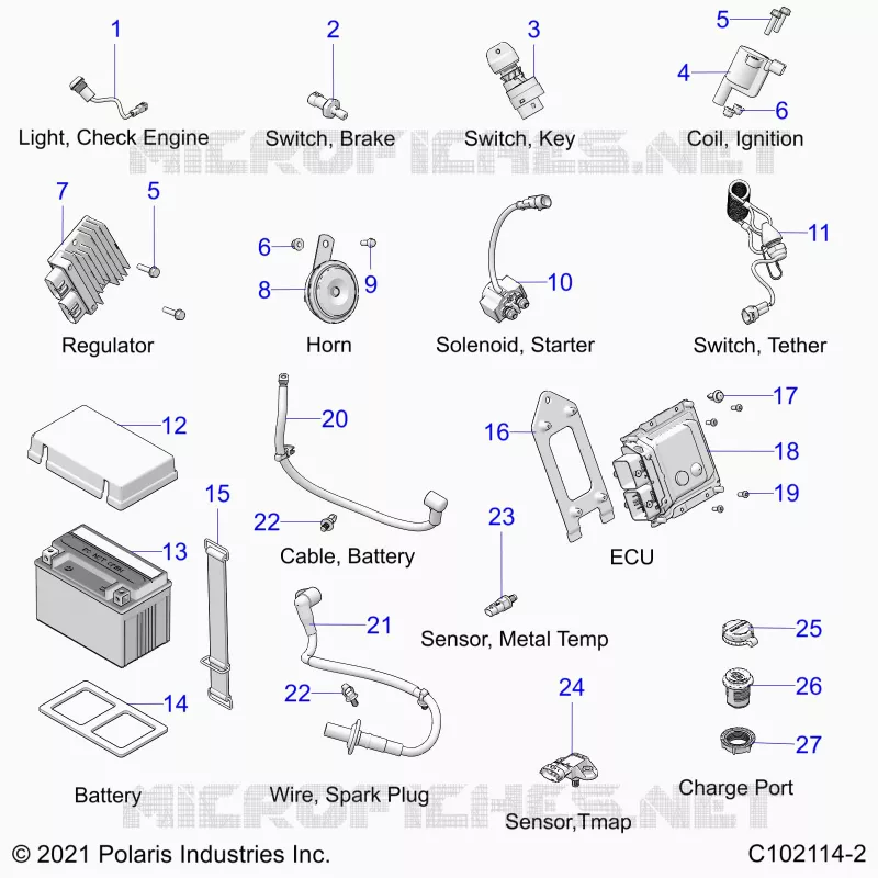 ELECTRICA, COMPONENTS