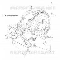 TREN, REAR MONTAJE DE ENGRANAJES