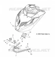 CAPUCHA MOUNTING/FRONT PARACHOQUES