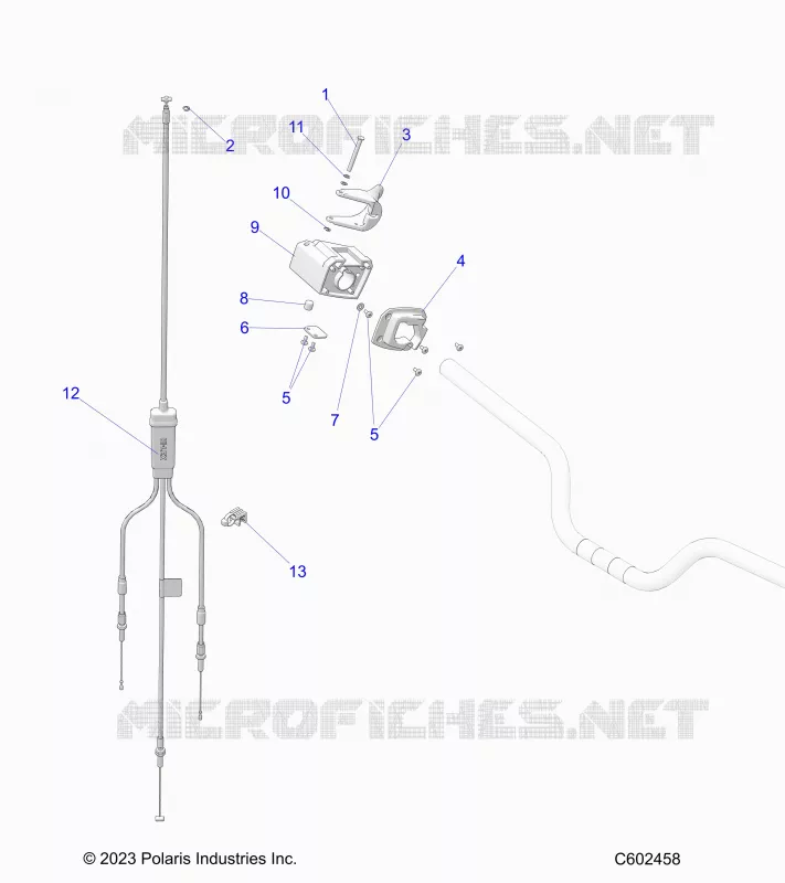 MOTOR, THROTTLE CONTROL ASM.