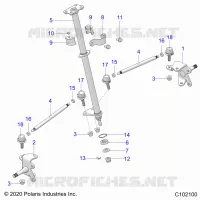 STEERING, MIEMBRO DE GOBIERNO AND TIE ROD ASM