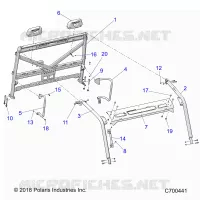 CHASSIS, CAB BASTIDOR