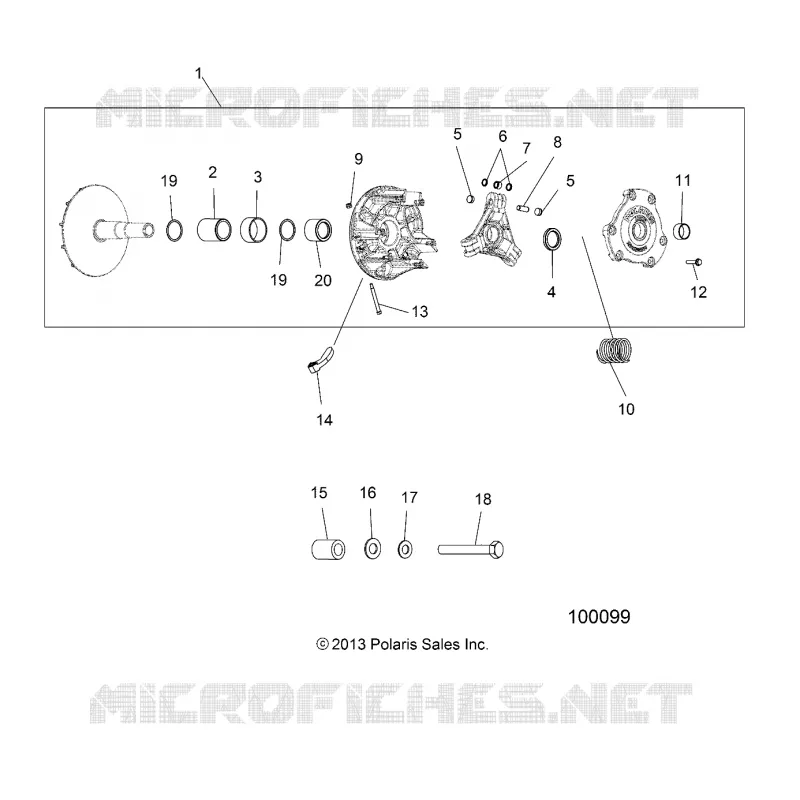 TREN, PRIMARY CLUTCH