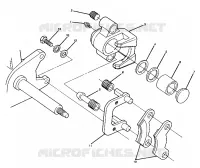 MONTAJE DE FRENO DELANTERA 350 2X4 / W927539 (4922882288018A)
