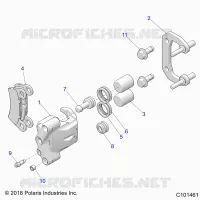 BRAKES, PINZA TRASERA