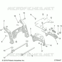 CHASSIS, MOUNTING, FRONT CAJA DE ENGRANAJES