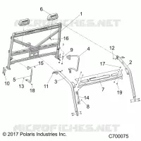 CHASSIS, CAB BASTIDOR