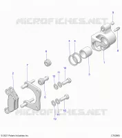 BRAKES, PINZA TRASERA