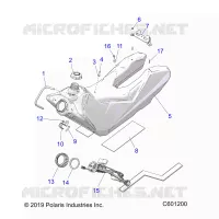 SISTEMA DE COMBUSTIBLE, FUEL TANK ASM.