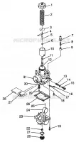 CARBURADOR (400L) XPRESS 400L W97CA38C (4939603960E004)