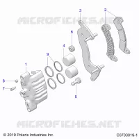BRAKES, PINZA FRENO DELANTERA