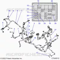 ELECTRICA, WIRE HARNESS -R24RRED4JA (C7045512)