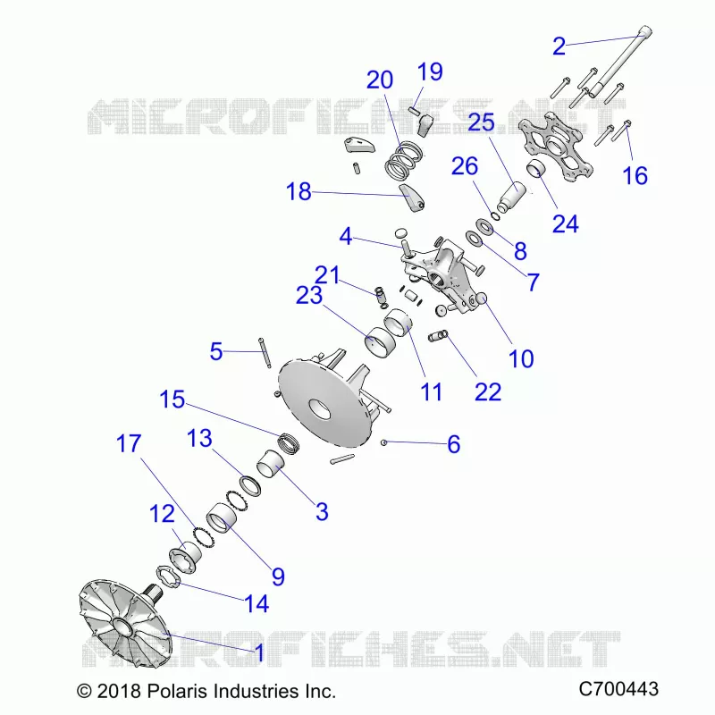TREN, PRIMARY CLUTCH