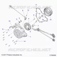 ENGINE, STATOR AND FLYRUEDA