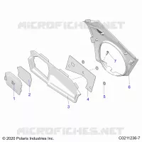 BODY, CLOSE OFF PANEL and ACCESS PANEL