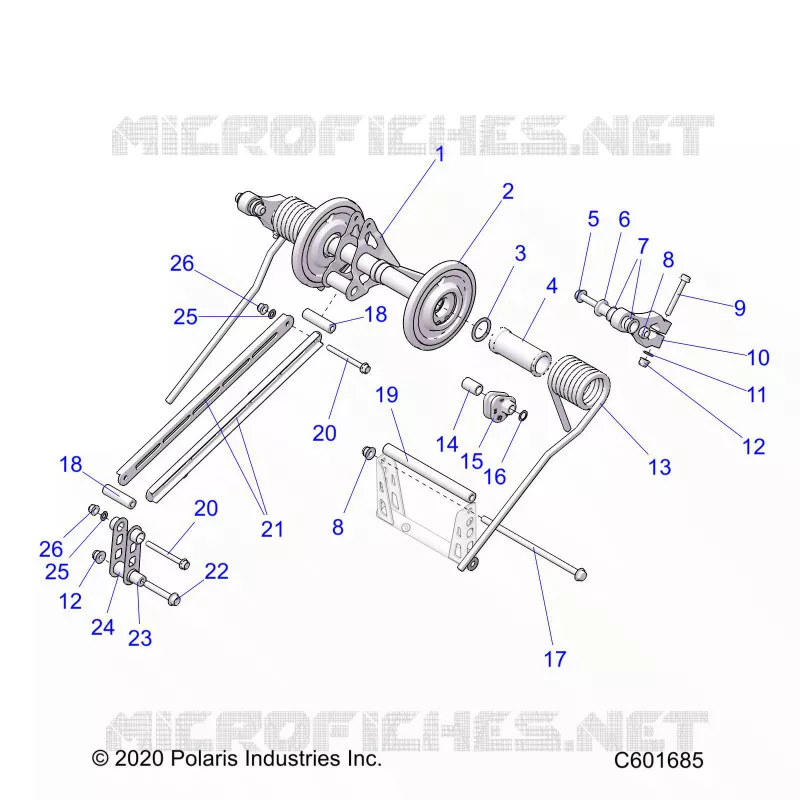 SUSPENSION, TRASERO ARM PAR