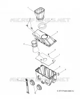 MOTOR, CAJA FILTRO DE AIRE