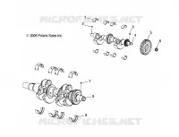 MOTOR, CIGUEÑAL AND BALANCE SHAFT