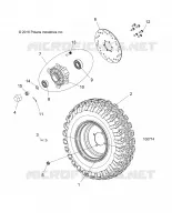 RUEDAS, FRONT TIRE AND BRAKE DISC