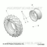 RUEDAS, FRONT TIRE