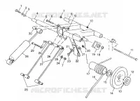 TRASERO ARM PAR TRAIL TOURING 0982362 and EUROPEAN TRAIL TOURING E982362 (4942314231B014)
