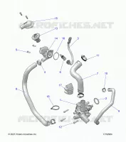 MOTOR, WATERPUMP AND BYPASS