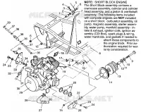 MONTAJE DEL MOTOR Sportsman 4x4 W968040 (4935943594A010)