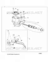 FRENO FRONTAL BRAKE LEVER AND MASTER CYLINDER