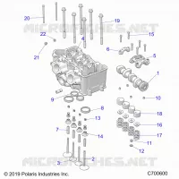 ENGINE, CULATA AND VALVES