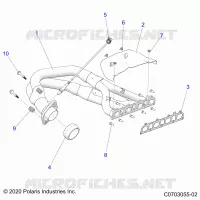 ENGINE, SISTEMA DE ESCAPE, HEADPIPE AND RELATED